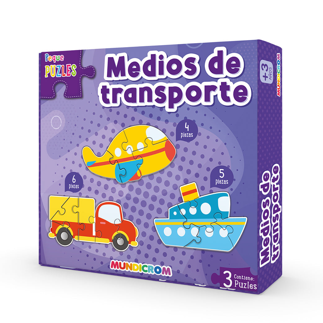 MEDIOS DE TRANSPORTE - PEQUE PUZLES