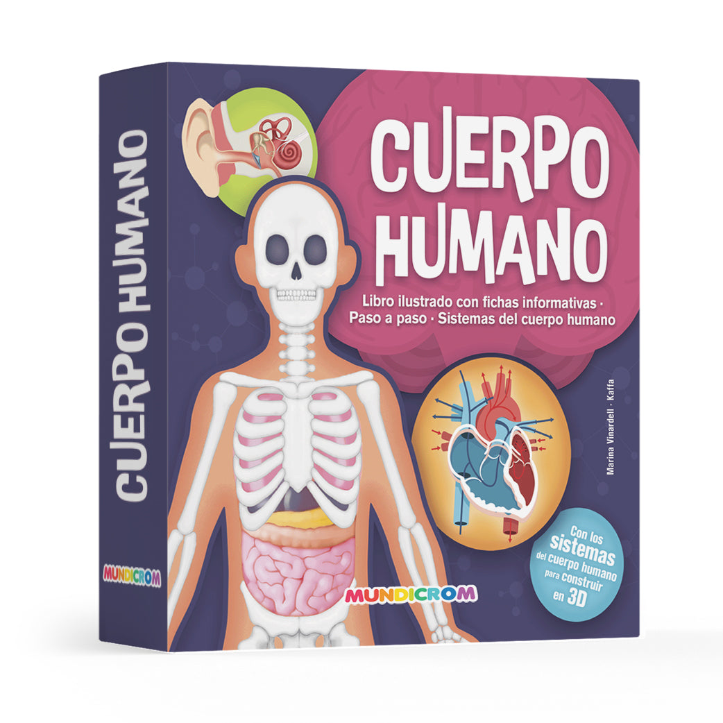 CUERPO HUMANO... KIT DE CONSTRUCCIÓN + LIBRO