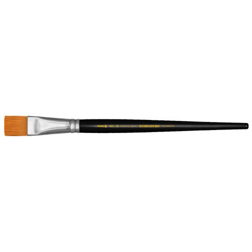 PINCEL SINTETICO DORADO SATINADO CHATO 483