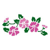 STENCIL FLORAL AMOR PERFECTO 33X14 CM