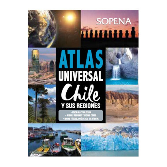 ATLAS DE CHILE LA TIERRA Y EL UNIVERSO ESCOLAR