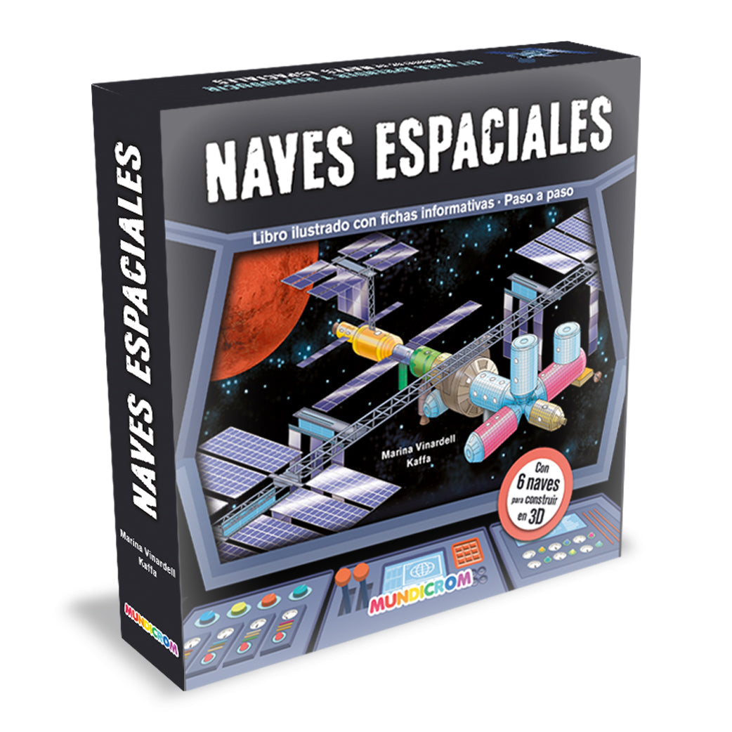 NAVES ESPACIALES... KIT DE CONSTRUCCIÓN + LIBRO