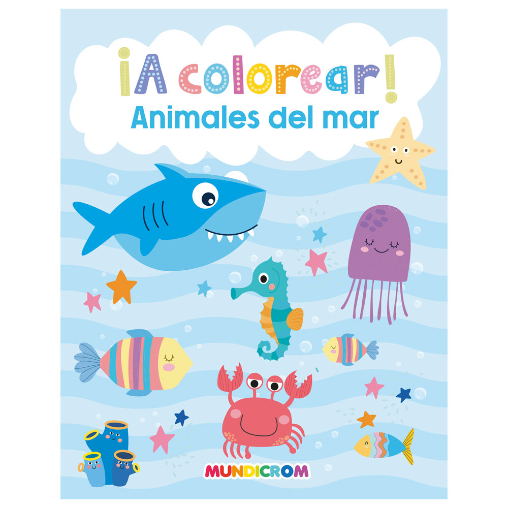 A COLOREAR ANIMALES DEL MAR
