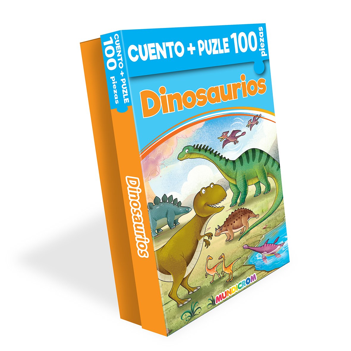 PUZLE CUENTO DINOSAURIOS (100 PIEZAS)
