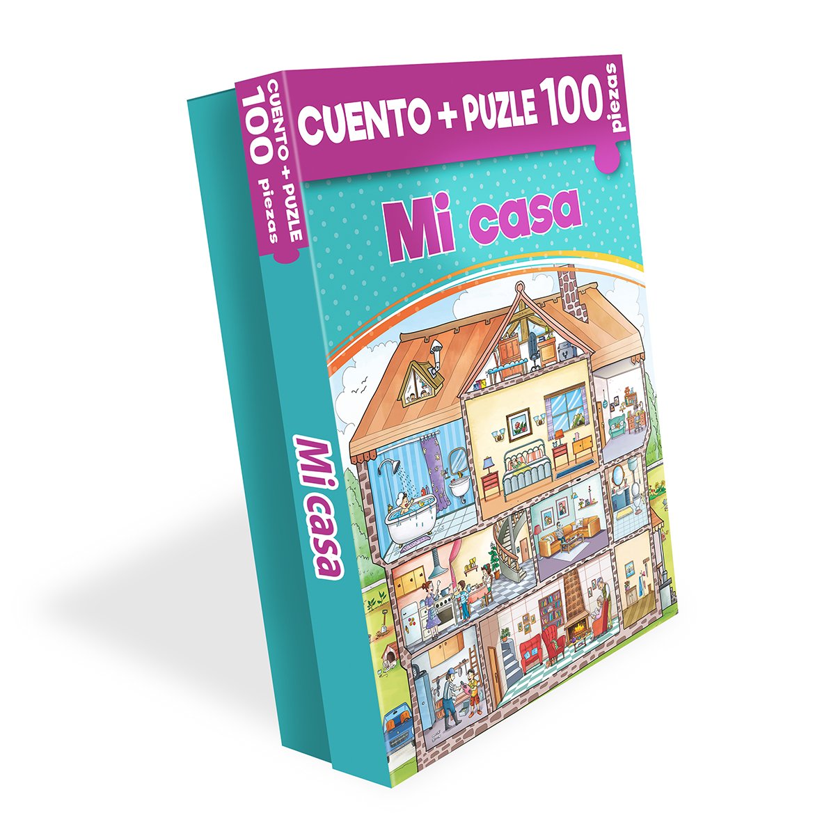 PUZLE CUENTO MI CASA (100 PIEZAS)
